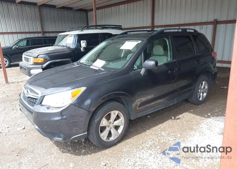 2014 Subaru Forester 2.5I Premium из США, поврежденный, VIN JF2SJADC5EH402946